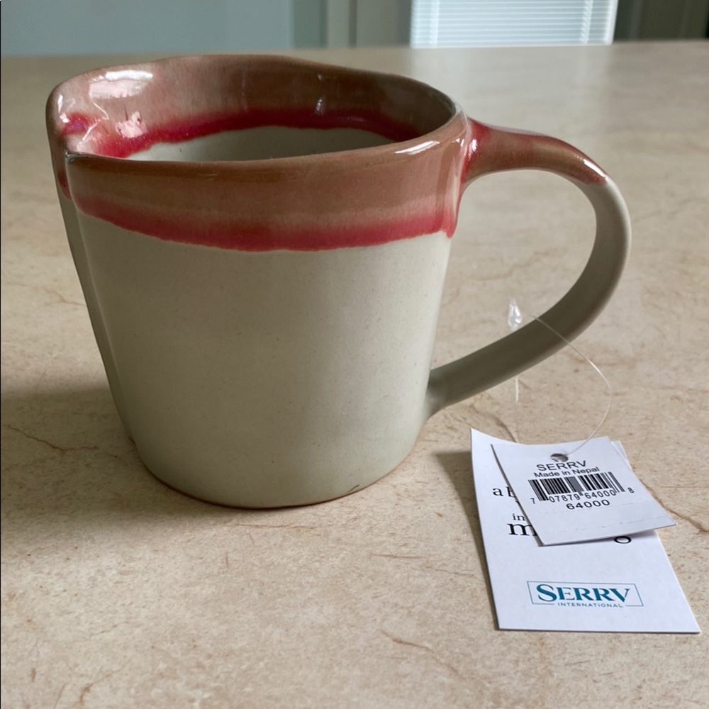 NWT Ceramic Nepali Canyon Series Mug handmade by SERRV